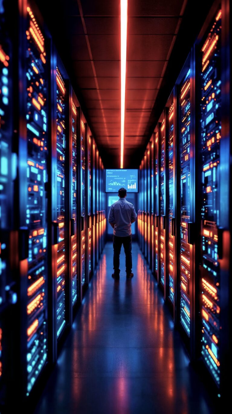 Managed IT Support Leeds team monitoring secure business IT infrastructure and cloud systems